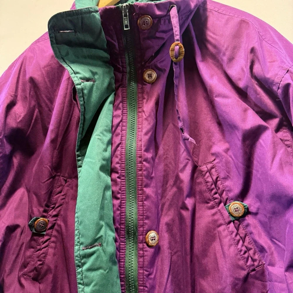 VINTAGE Bomber Jacket Size Medium Izzi Innovations Thermolite Ski Snow Coat - Picture 14 of 16